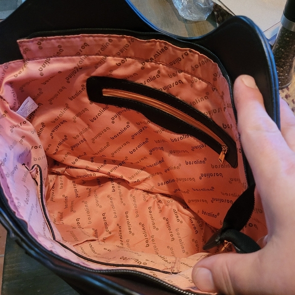 Bosalina Black Shoulder Bag Purse - Picture 5 of 10